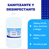 Líquido sanitizante y desinfectante.     Bidón  4 Litros