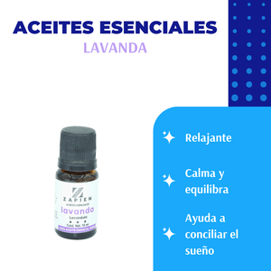 Aceite esencial 100% puro - Lavanda       10 ml.