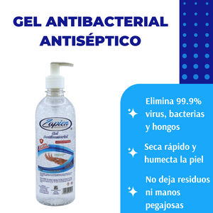 4-PACK. Gel antibacterial antiséptico. 500ml. con aplicador