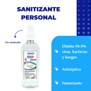 4-PACK - Líquido sanitizante y desinfectante Personal   250 ml.